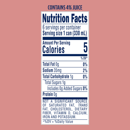 San Pellegrino Ciao! Peach Sparkling Water 6pk 330mL Can