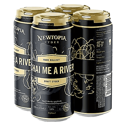 Newtopia Cyder Chai Me A River 4pk 16oz Can