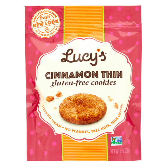 Lucy's Gluten Free Cinnamon Thin Cookies 5.5oz