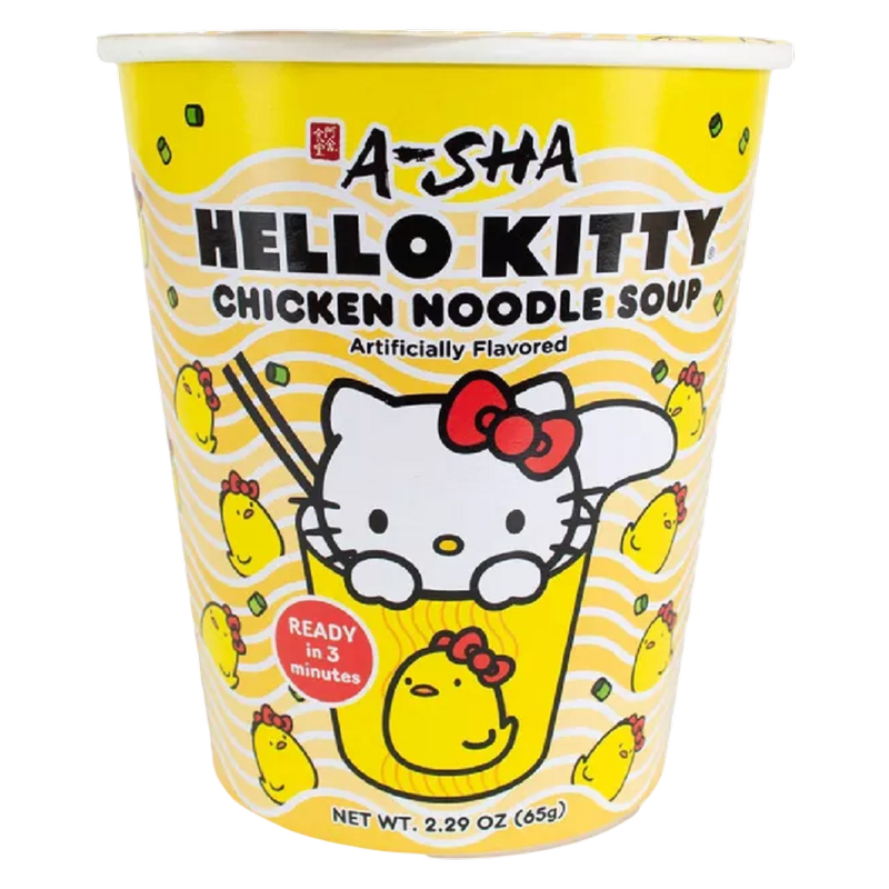 A-Sha Hello Kitty Chicken Cup Noodle Soup - 2.29oz
