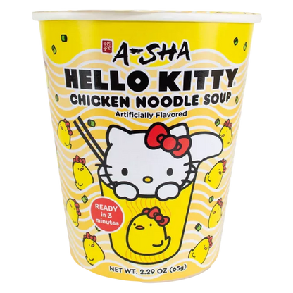 A-Sha Hello Kitty Chicken Cup Noodle Soup - 2.29oz