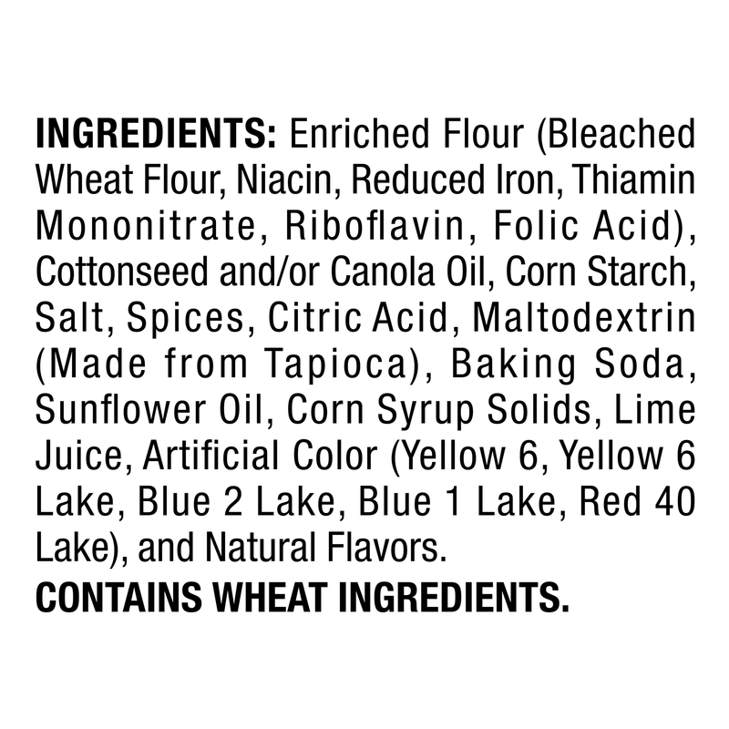 Sabritones Chile and Lime Flavored Puffed Wheat Snacks 4oz