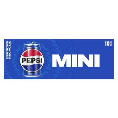 Pepsi 10pk 7.5oz Mini Can