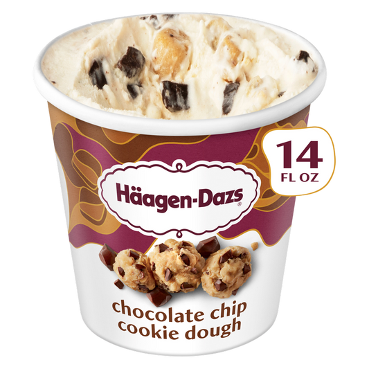 Haagen-Dazs Chocolate Chip Cookie Dough Ice Cream, 14oz.