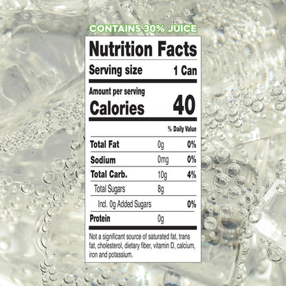 GoodPop Lemon Lime Juice & Bubbly Water 6pk 7.5oz Mini Can