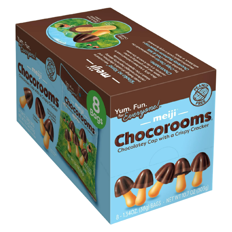 Meiji Chocorooms, 1.34 oz case 8 CT