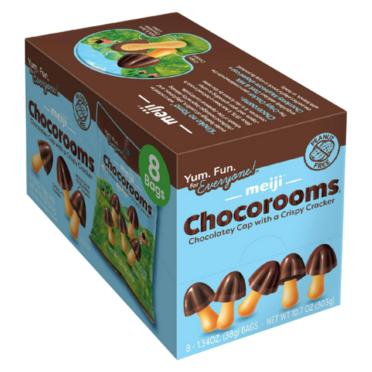 Meiji Chocorooms, 1.34 oz case 8 CT