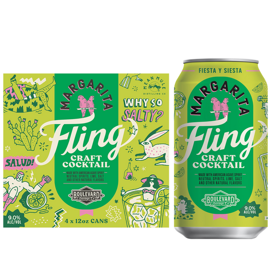 Boulevard Fling Margarita 4pk 12oz Can 9% ABV
