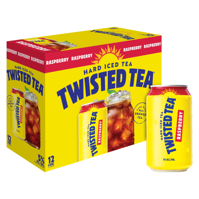 Twisted Tea Raspberry 12pk 12oz Can 5.0% Abv