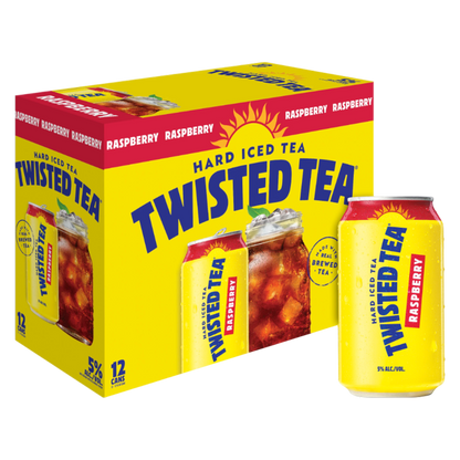 Twisted Tea Raspberry 12pk 12oz Can 5.0% Abv