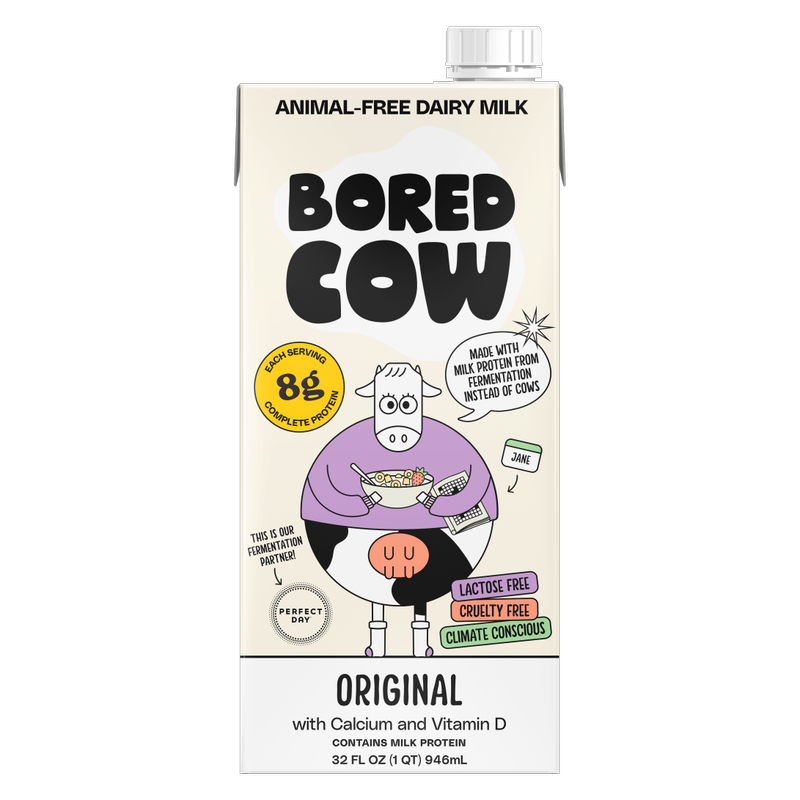Bored Cow Animal-free Dairy Milk Original 32 oz carton