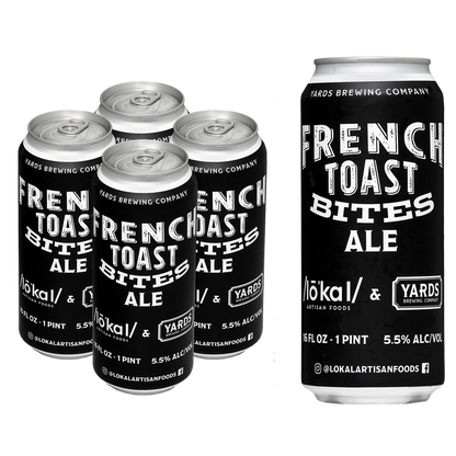 French Toast Bites Ale 4pk 16oz Can 5.5% ABV