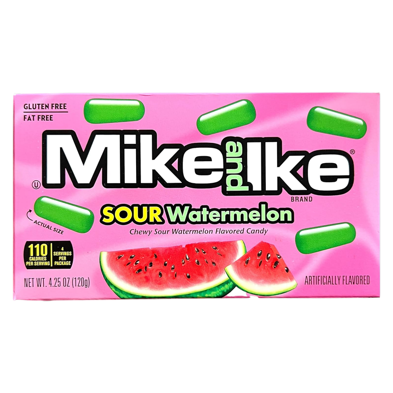Mike And Ike, Sour Watermelon, 4.25oz
