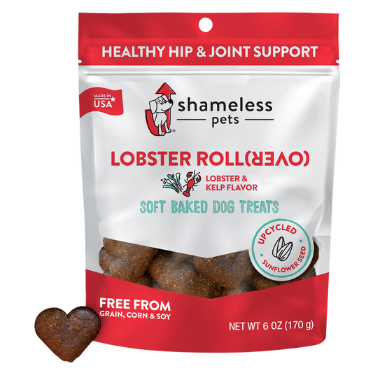 Shameless Pets Lobster Rollover Dog Treats 6oz