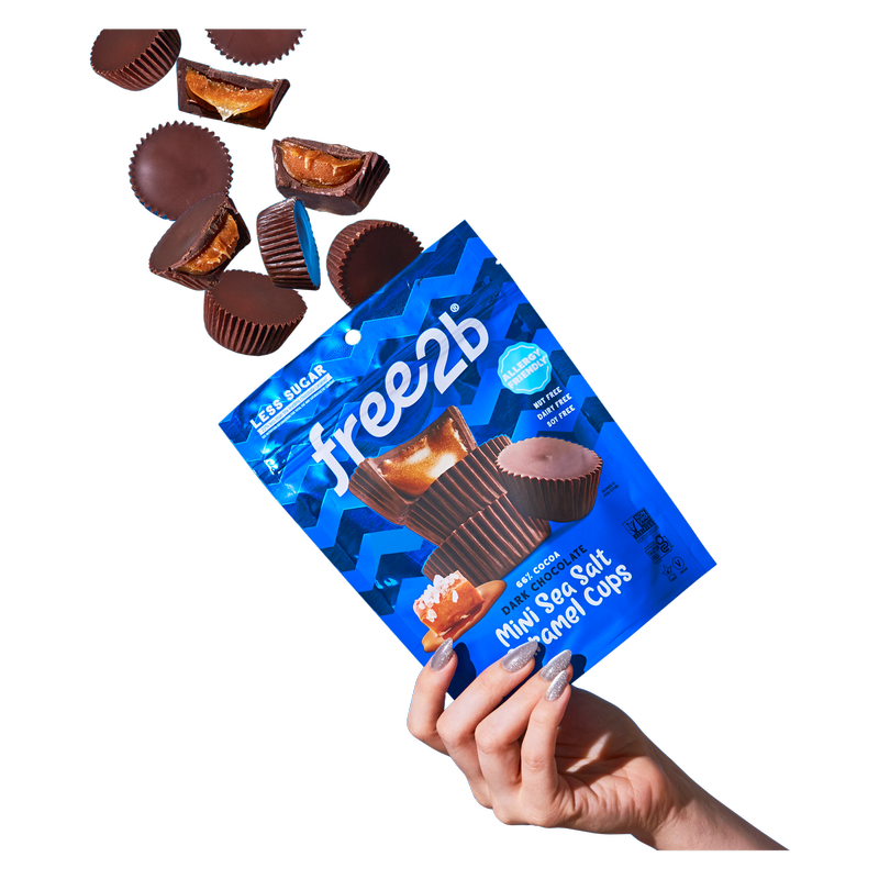 Free 2 B Mini Sea Salt Caramel Cups 3.5oz