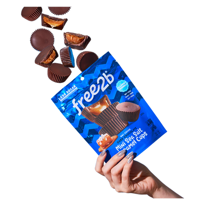 Free 2 B Mini Sea Salt Caramel Cups 3.5oz