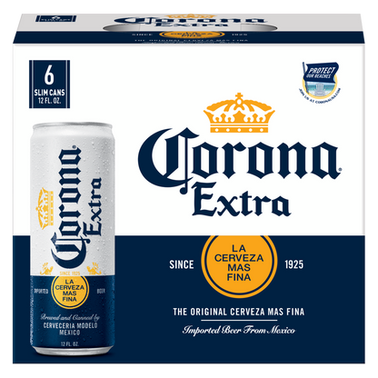Corona Extra 6pk 12oz Cans