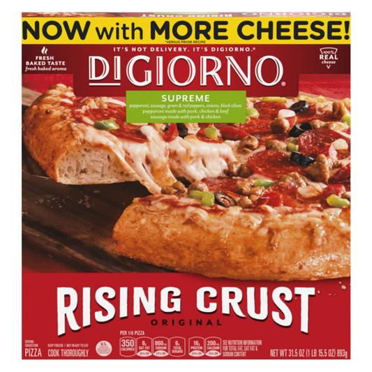 DiGiorno Frozen Rising Crust Supreme Pizza, 31.5oz