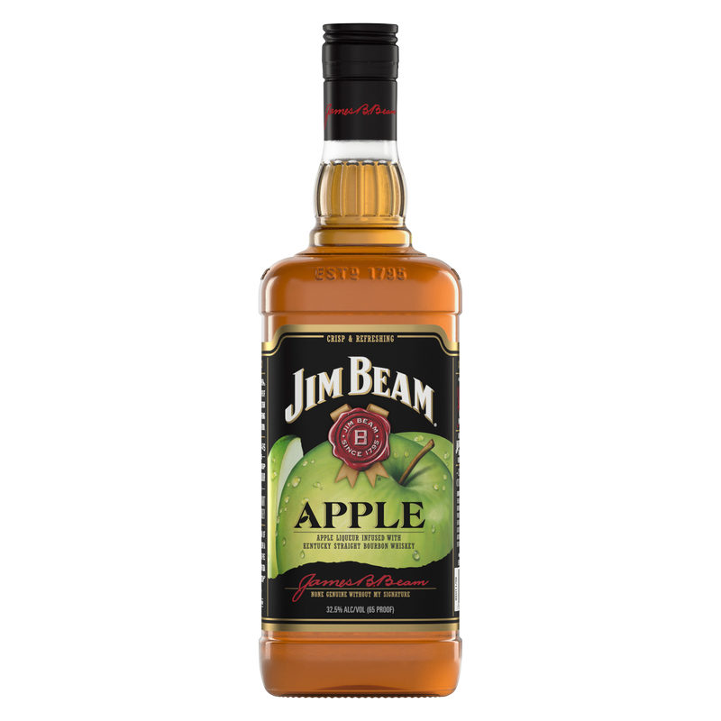 Jim Beam Apple Bourbon Liqueur 1L (65 Proof)