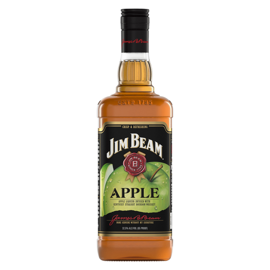 Jim Beam Apple Bourbon Liqueur 1L (65 Proof)