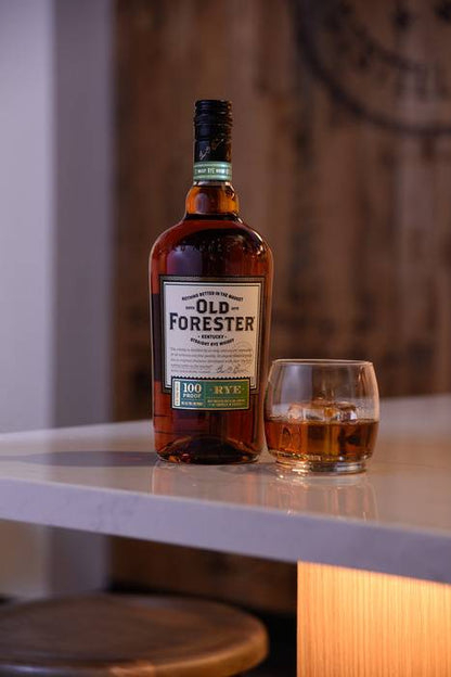 Old Forester Kentucky Straight Rye Whisky, 750 mL Bottle, 100 Proof