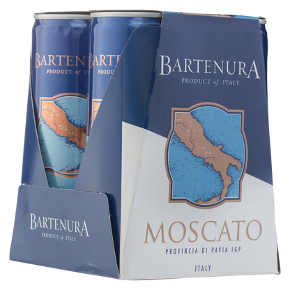 Bartenura Moscato 4pk 250 ml Can