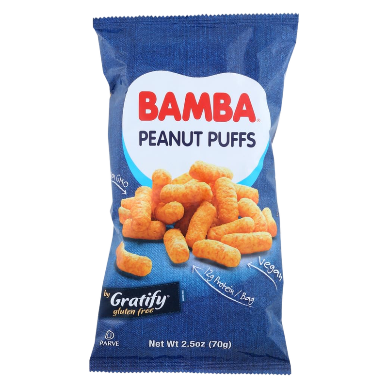 Gratify Bamba Peanut Butter Snacks, 2.5oz