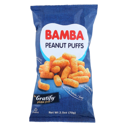 Gratify Bamba Peanut Butter Snacks, 2.5oz
