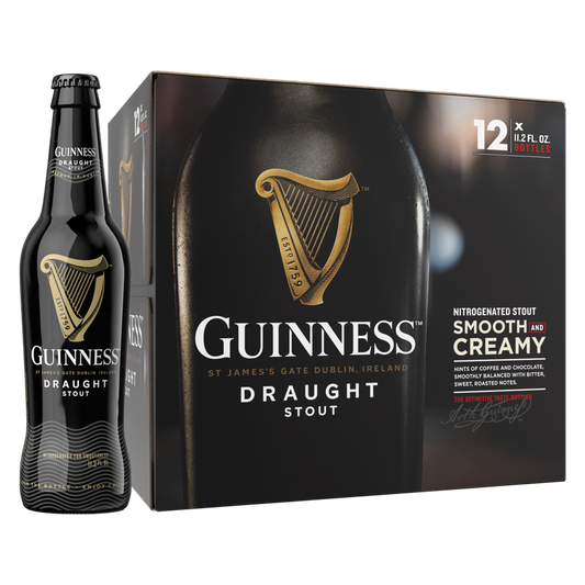 Guinness Draught Stout 12pk 11.2oz Btl 4.2% ABV
