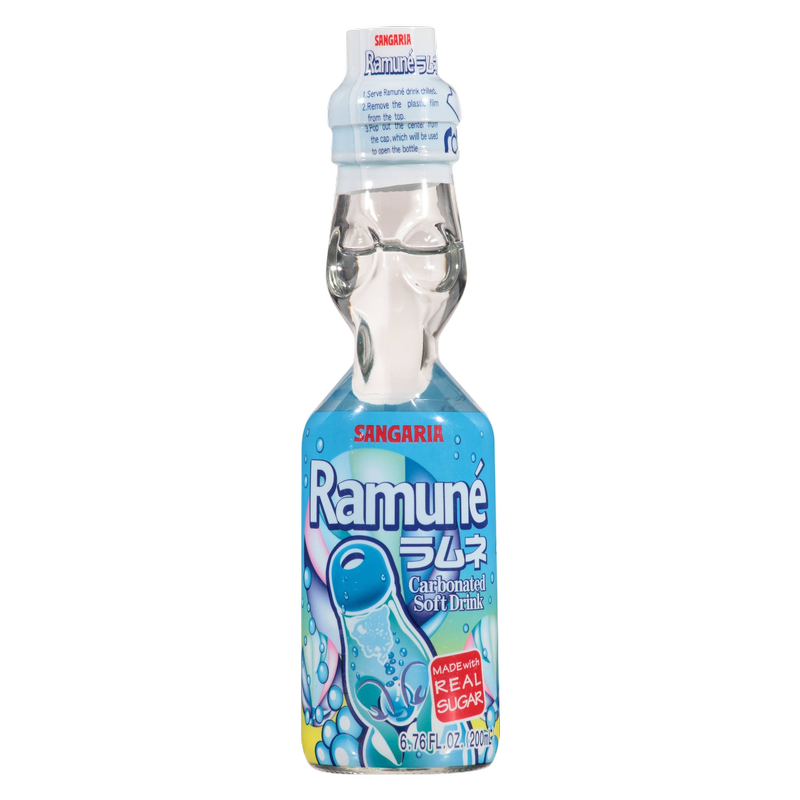 Sangria Original Ramune Carbonated Soda Single Bottle 6.76oz