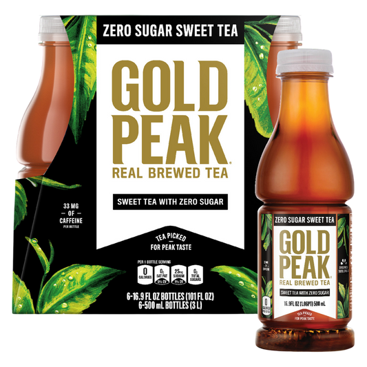 Gold Peak Zero Sugar 6pk 16.9oz Btl