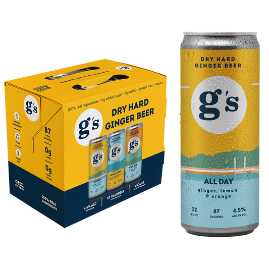 G's Hard Ginger Beer Variety Pack (6PKC 12 OZ)