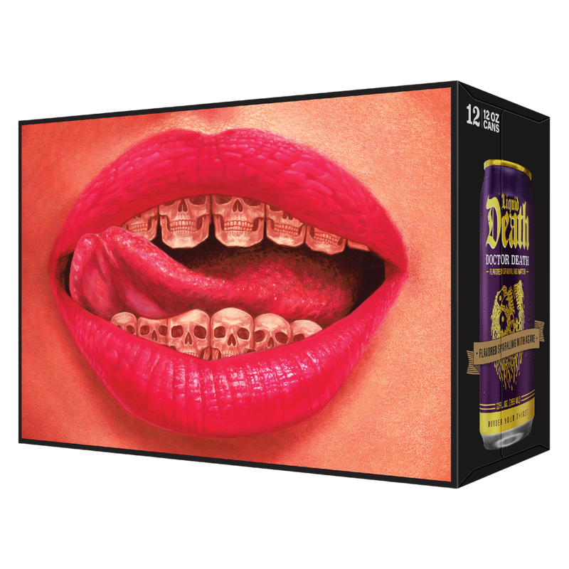 Liquid Death Dr. Death Sparkling Water 12pk 12oz Can