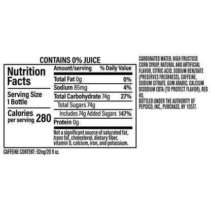 Mountain Dew Baja Pointbreak Punch 20oz