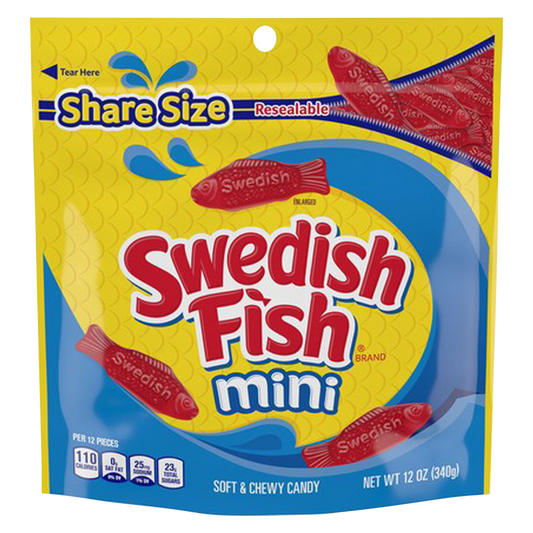 Swedish Fish Red Soft & Chewy Candy 12oz
