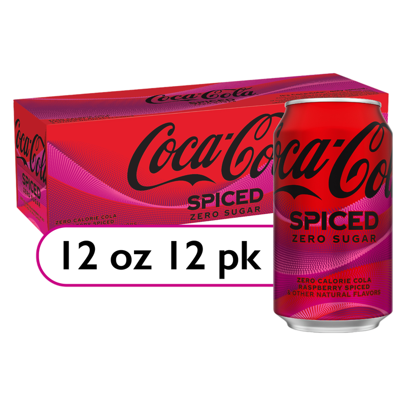 Coca-Cola Spiced Zero Sugar 12pk 12oz Can