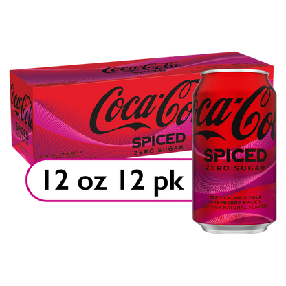 Coca-Cola Spiced Zero Sugar 12pk 12oz Can