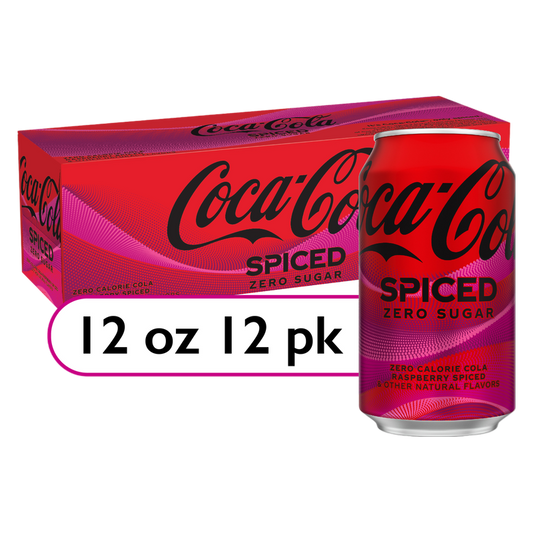 Coca-Cola Spiced Zero Sugar 12pk 12oz Can