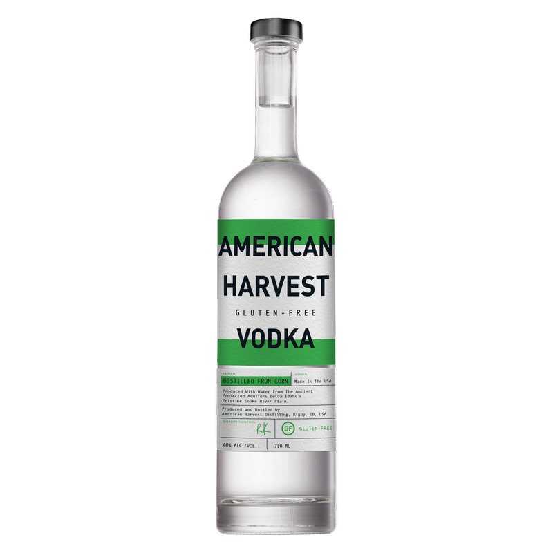 American Harvest Gluten Free Vodka
