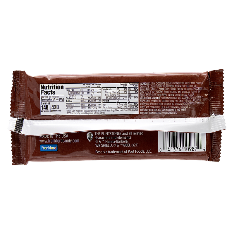 Cocoa Pebbles King Size Chocolate Bar, 2.75 oz