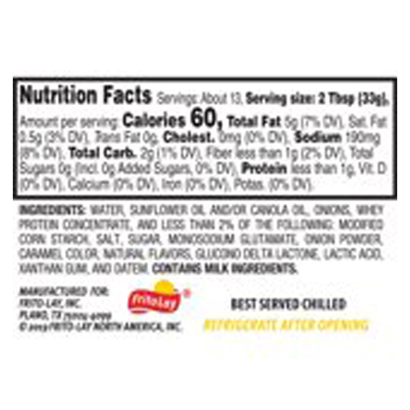 Lay's French Onion Dip 15oz