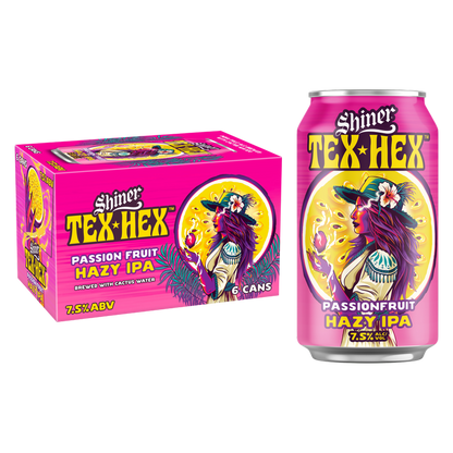 Shiner Tex Hex Passionfruit Hazy IPA 6PKC