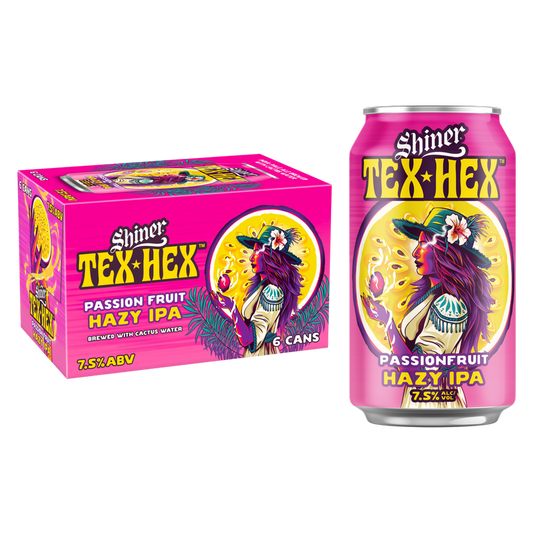 Shiner Tex Hex Passionfruit Hazy IPA 6PKC