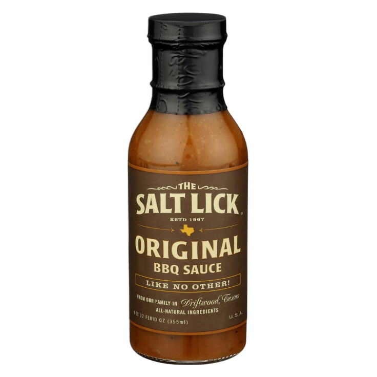Salt Lick BBQ Original Recipe BBQ Sauce, 12oz