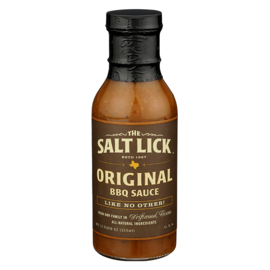 Salt Lick BBQ Original Recipe BBQ Sauce, 12oz