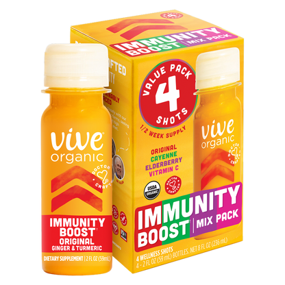 Vive Organic Immunity Boost Mix Pack 4pk 2oz Btl