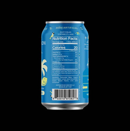 Sunbear Sparkling Hydration Lemon Lime 12oz