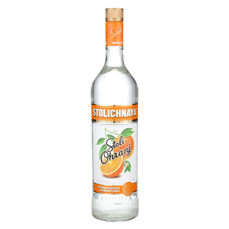 Stoli Vodka Ohranj 1L (70 proof)