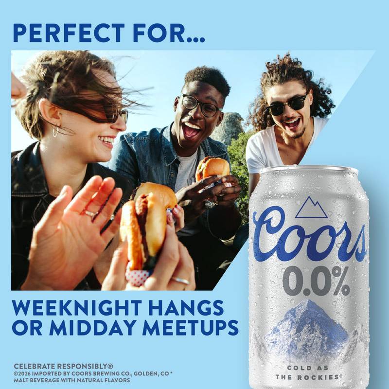 Coors 0.0% 12pk 12oz Can