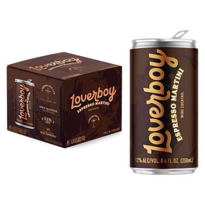 Loverboy Espresso Martini 4pk 250ml Can 12.0% ABV
